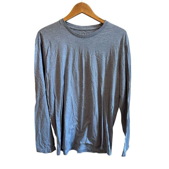 Polo Ralph Lauren Other - Polo Ralph Lauren Gray Logo 100% Cotton Long Sleeve T-shirt Size Men's‎ Large